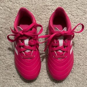 Adidas toddler pink Soccer cleats